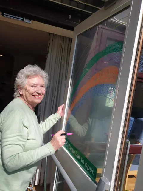 Residents during Aria's sixth birthday week in April 2020.
