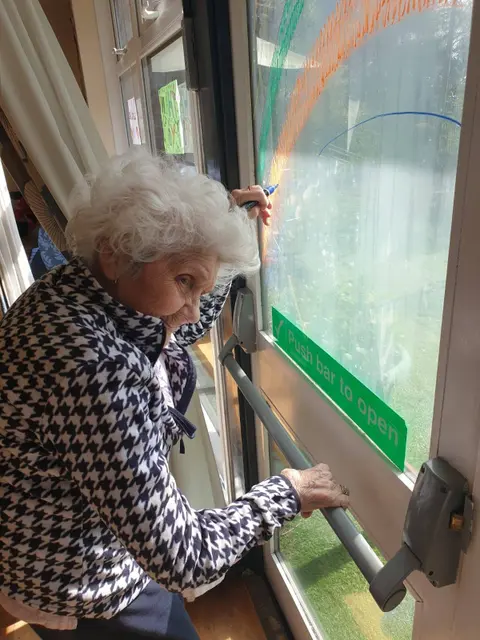 Residents during Aria's sixth birthday week in April 2020.