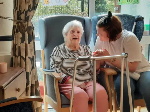 Residents during Aria's sixth birthday week in April 2020.